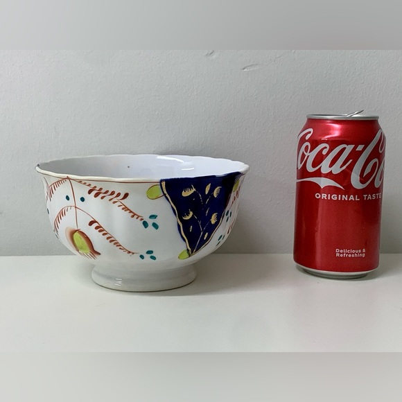 19th Century Vintage Gaudy Welsh Tulip Pattern Lusterware Waste Slop Bowl - Picture 3 of 16